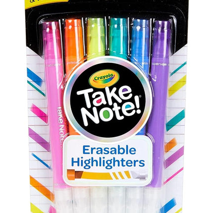 CRAYOLA MARCADORES TEXTUALES 6/PAQ 58-6504