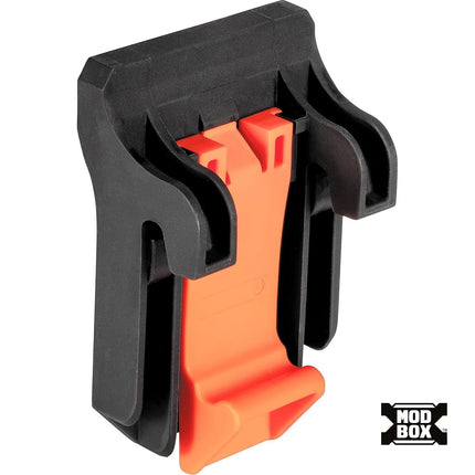 Klein Tools 54805MB MODBox Utility Cart Ladder Holder, Storage Hooks, Holds Ladder Vertically or Horizontally on MODBox Utility Carts