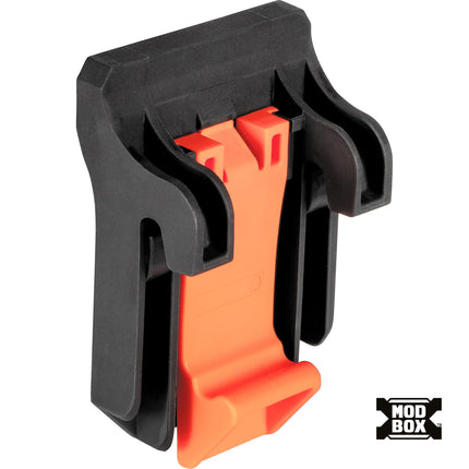 Klein Tools 54805MB MODBox Utility Cart Ladder Holder, Storage Hooks, Holds Ladder Vertically or Horizontally on MODBox Utility Carts