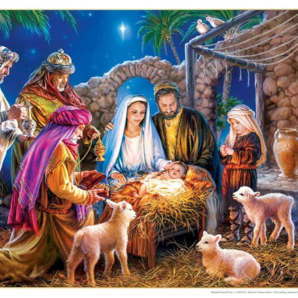 MasterPieces Holiday A Child is Born - Christ in Manger 1000 Piece Jigsaw Puzzle by Dona Gelsinger