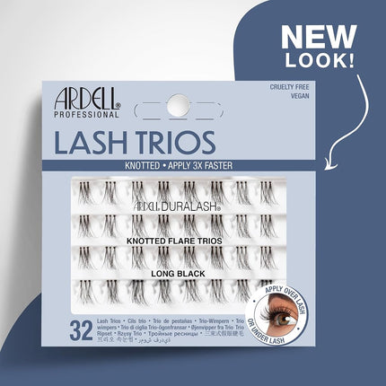Ardell Trio Long Individuals Lashes, Black, Long (62159)
