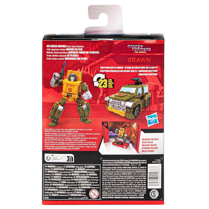 Transformers Toys Studio Series Deluxe The Transformers: The Movie 86-22 Brawn Toy, 4.5-inch, Action Figure for Boys and Girls Ages 8 and Up