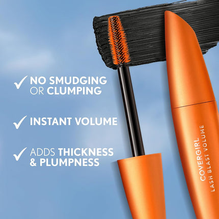 COVERGIRL LashBlast Waterproof Mascara Black Brown 835, .44 oz