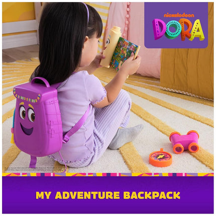 Dora, My Adventure Backpack, with Explorer Accessories‚ A Retractable Map, Toy Binoculars & Compass, Kids Toys for Girls & Boys Ages 3 and Up