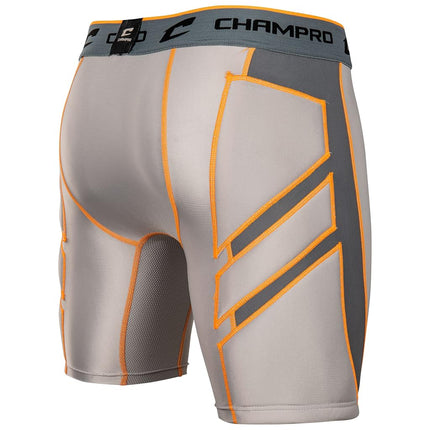 Short de compression pour jeunes CHAMPRO Wind Up, gris