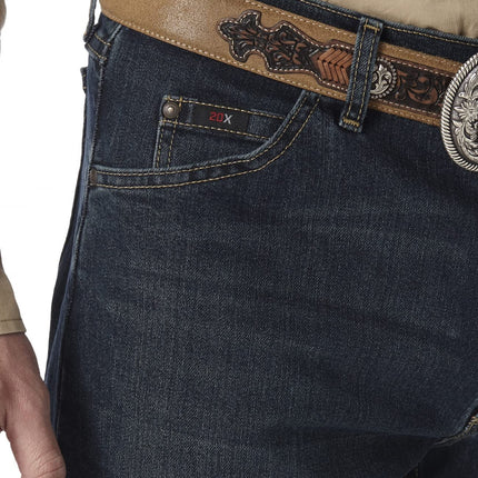 Wrangler Men's 20x 01 Competition Relaxed Fit Jean, Root Beer, 36W x 30L