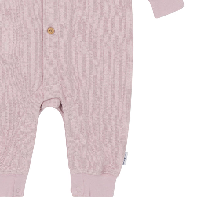 Gerber - Mameluco con capucha para bebés y niñas, color malva, 18 meses