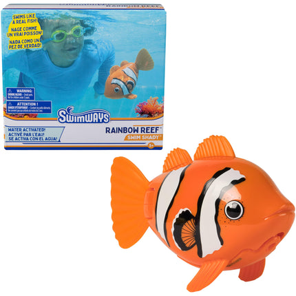 SwimWays Rainbow Reef Fish Toy, Kids Swimming Acce