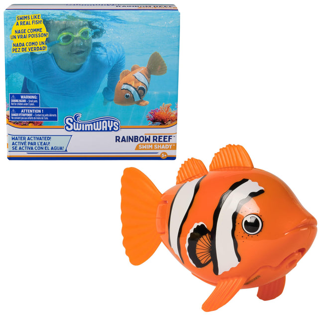 SwimWays Rainbow Reef Fish Toy, Kids Swimming Acce