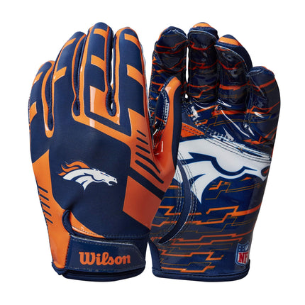 Wilson NFL Stretch Fit Football Gloves - Youth, De