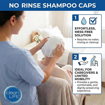 No Rinse Shampoo Cap (5-Pack)