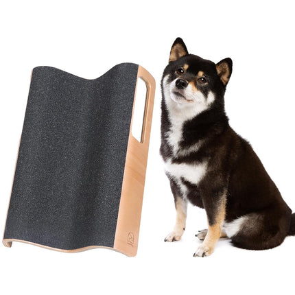 LovIntry M-Shaped Dog Scratch Pad for Nails with T