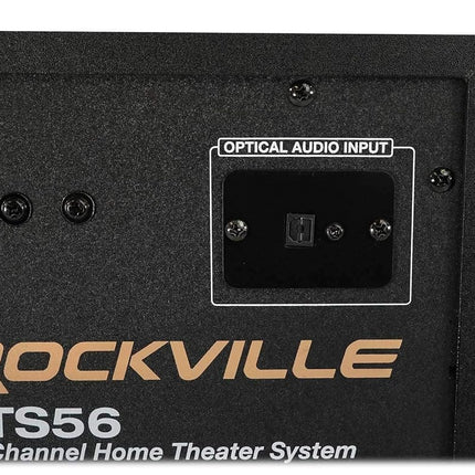 Rockville HTS56 1000w 5.1 Channel Home Theater System/Bluetooth/USB+8" Subwoofer