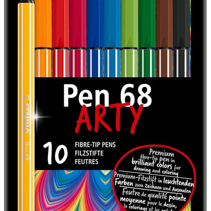 STABILO Pen 68 - Premium Fibre-Tip Pen - ARTY