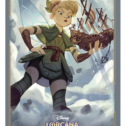 Ravensburger Disney Lorcana Trading Card Game - 65 Tinkerbell Card Sleeves - Set 8 Reign of Jafar - for Adults & Kids Age 8 Years Up - Collectable TCG
