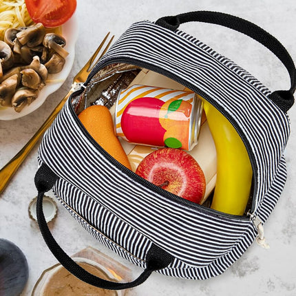 Bluboon Lunch Bag for Women Men Cute Corduroy Lunch Tote Bags Reusable Insulated Lunch Box Large Capacity Reusable Insulated Cooler for Work Picnic or Travel