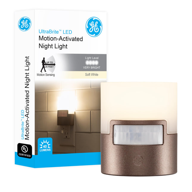 GE Enbrighten LED Night Light Motion Sensor, Plug-