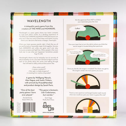 CMYK | Wavelength – The Telepathic Party Game for Friends & Families