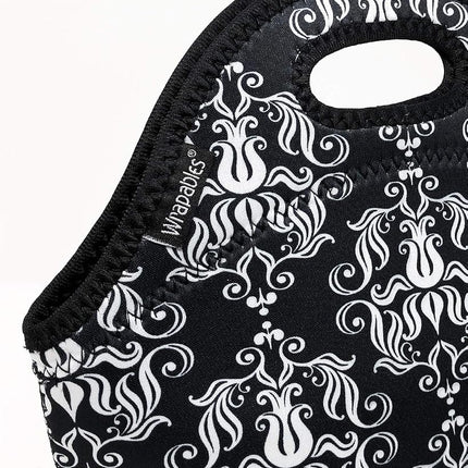 Wrapables® Insulated Neoprene Lunch Bag, Damask