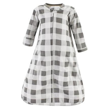 Hudson Baby BabyCotton Saco de Dormir de Manga Larga, Manta, Vehículos de Construcción Manga Larga, 0-3 Meses