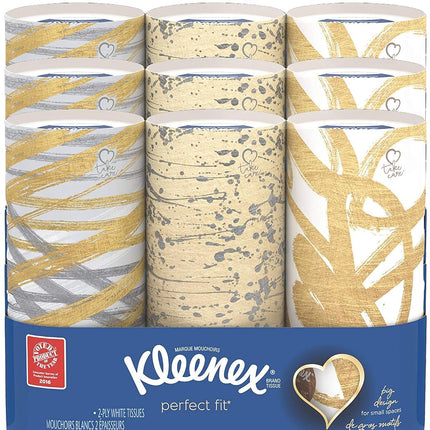 Kleenex Perfect Fit Facial Tissues (Pack of 9, 50 ct.) by Kleenex