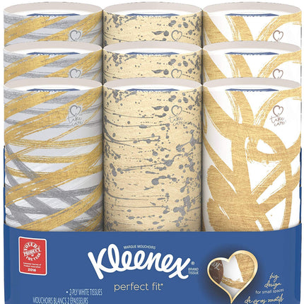 Kleenex Perfect Fit Facial Tissues (Pack of 9, 50 