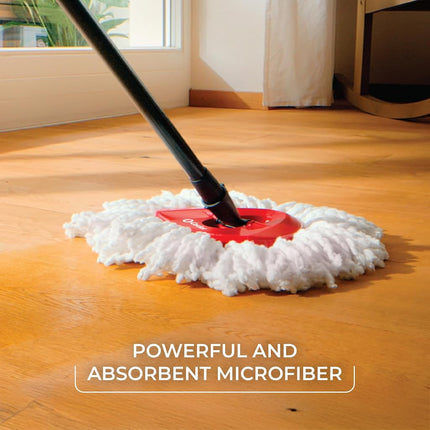 O-Cedar EasyWring Microfiber Spin Mop and Bucket Floor Cleaning System