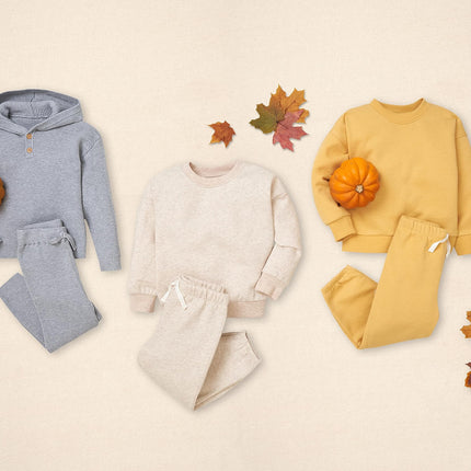 Gerber Baby Girls' Toddler 2-piece Fleece Sweatshirt and Jogger Set, Oatmeal Heather, 2T
