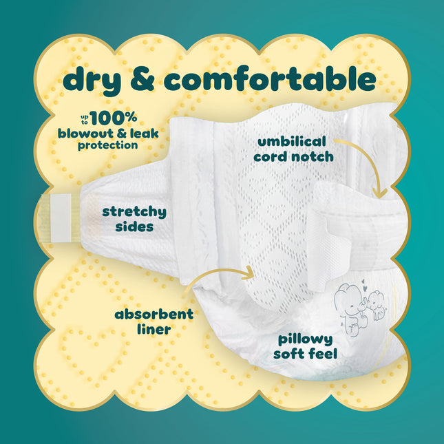 Pañales Pampers Swaddlers - Prematuro - 27 unidades