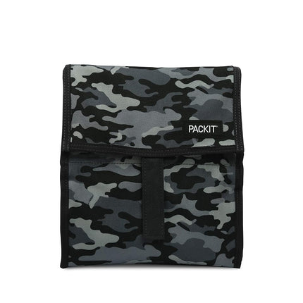Freezable Lunch Bag, Charcoal Camo
