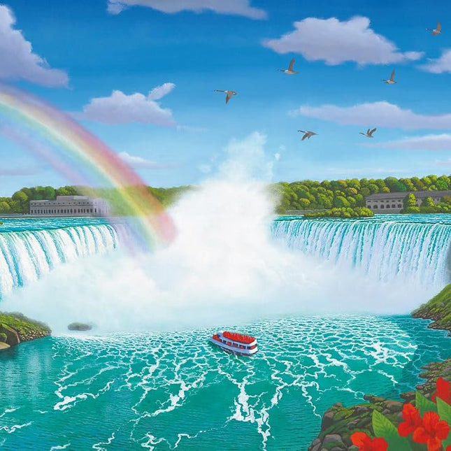 Ravensburger Niagara Falls 1000 Piece Jigsaw Puzzle | Captivating Waterfall Views | Seamless Piece Fit | Premium Construction