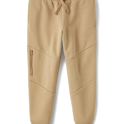 The Children's Place Boys' Active Fleece Jogger Pants, Sierra Tan, X-Large