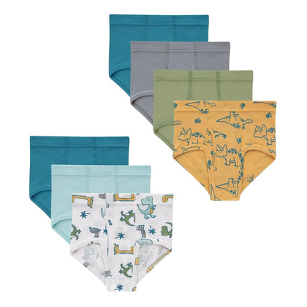 Hanes Ropa Interior de Algodón Orgánico para Niño, Bóxer y Calzoncillos Puros y Cómodos para Niños Pequeños, Paquetes Múltiples