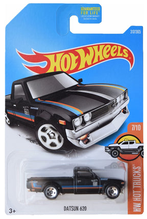 Hot Wheels Datsun 620, [Black] 317/365 Hot Trucks 