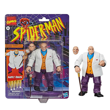 Hasbro Marvel Legends Series 6-inch Collectible Marvel’s Kingpin Action Figure Toy Vintage Collection