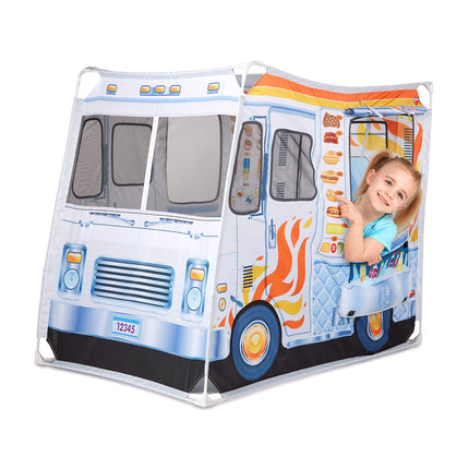 Melissa & Doug Food Truck Kids Toy Play Tent | Pretend Play | 3+ | Gift for Boy or Girl