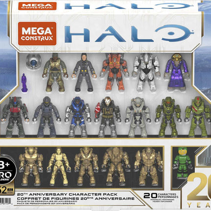 Mega HALO 20th Anniversary Character Pack HALO Inf