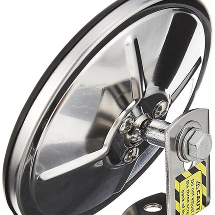 Grand General 33271 Stainless Steel 5” Convex Blind Spot Mirror with Center Mount
