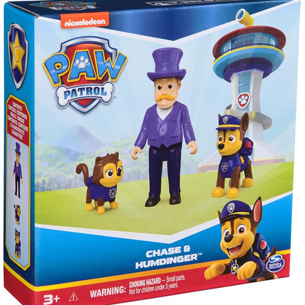 Paw Patrol Chase and Humdinger figures set, Kids’ Toys for Boys and Girls Aged 3 and Up