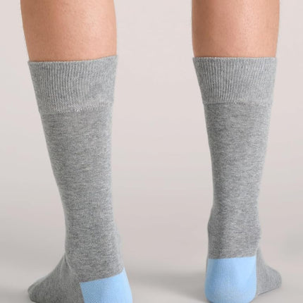 Ted Baker Men's 3 Pack Pattern Crew Dress Socks, Blue Bell/Pink Heather/Charcoal, One Size