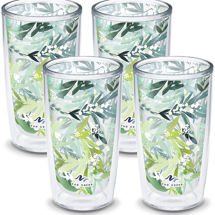 Tervis Yao Cheng Green Crystal Made in USA Double 