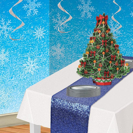 3-D Christmas Tree Centrepiece