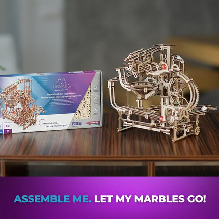 UGears Marble Run Stepped Hoist Model Kit