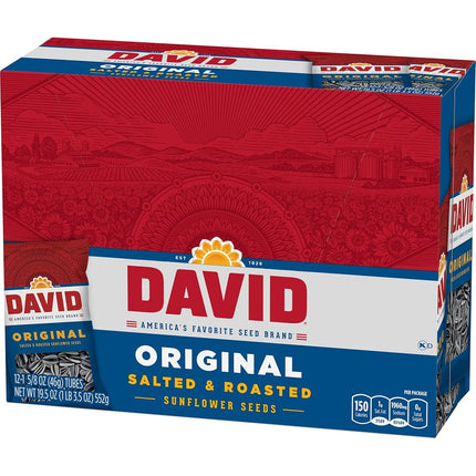 Graines de tournesol David Original (lot de 12 paquets de 46 g chacun)