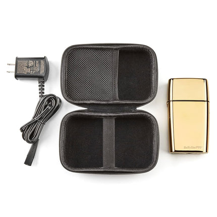 BaBylissPRO Barberology Professional Foil Shaver Case for Single or Double Shaver, Power Cord and Replacement Foils