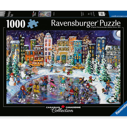 Ravensburger Canadian Collection: Canada City Lights 1000 Piece Jigsaw Puzzle for Adults - 12000828 - Handcrafted Tooling, Made in Germany, Every Piece Fits Together Perfectly