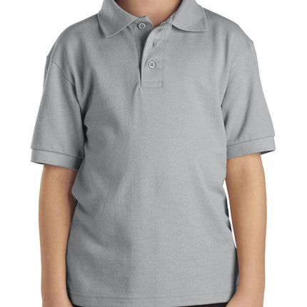 Dickies Boys 8-20 Short Sleeve Pique Polo, Heather