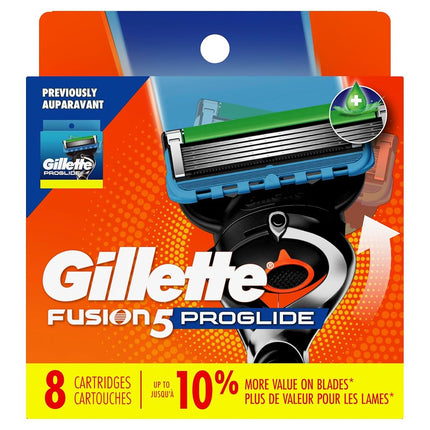 Gillette Fusion5 ProGlide Men’s Razor Blade Refills, 8 Count (Packaging May Vary), Mens Fusion Razors/Blades