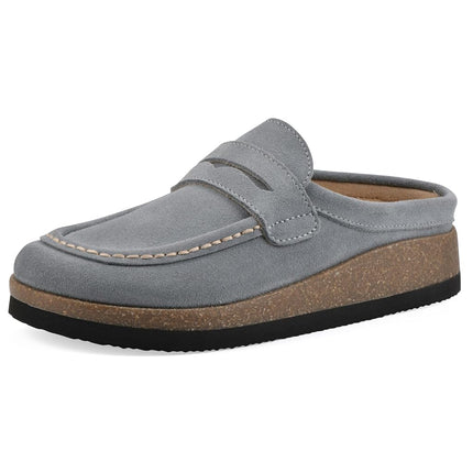 WHITE MOUNTAIN Women's Brinlee Mule, Blue Raspberry/Suede, 9 UK