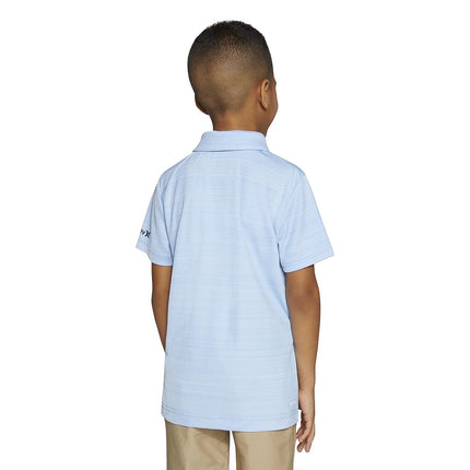 Camisa polo de rendimiento Hurley para niños, Psychic Blue Heather, 5